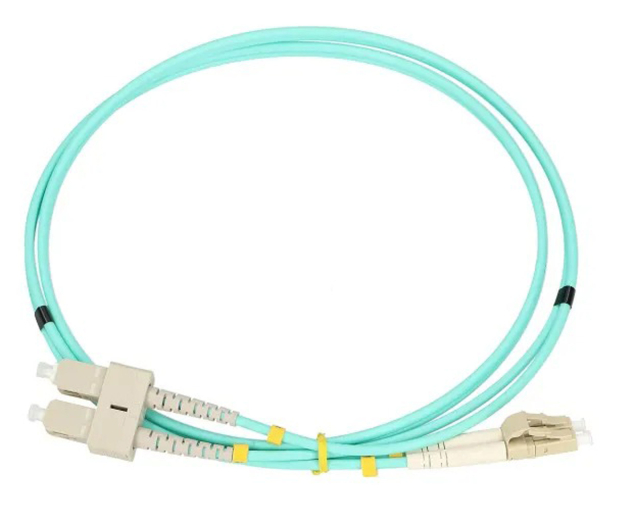 ExtraLink LC/UPC-SC/UPC Patchcord Wielomodowy OM3 Duplex 3mm 1m - 1543678 - zdjęcie